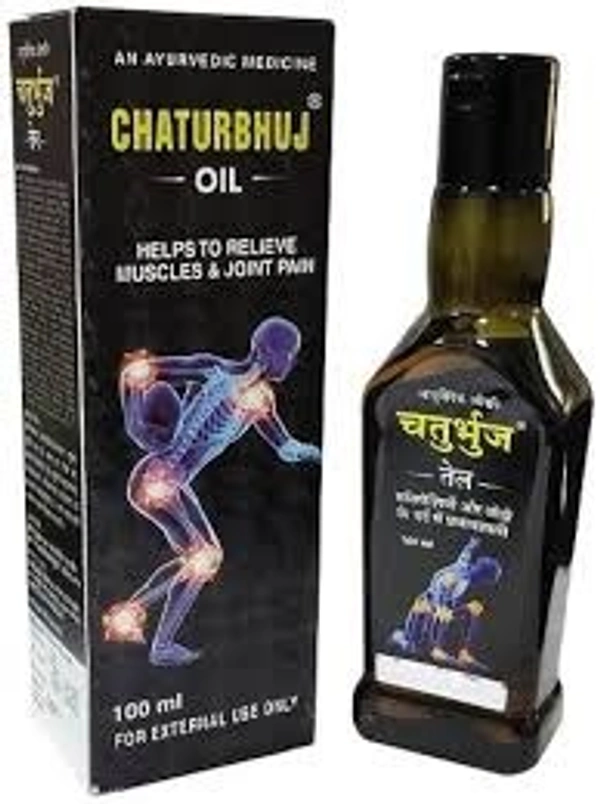 Chaturbhuja Pharmaceuticals Chaturbhuja Pharma Chaturbhuj Oil 100ml - 3 x 100ml