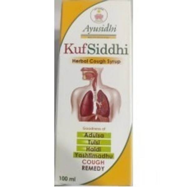 Ayusiddhi Herbals KufSiddhi Cough syrup 100ml - 6 x 100ml