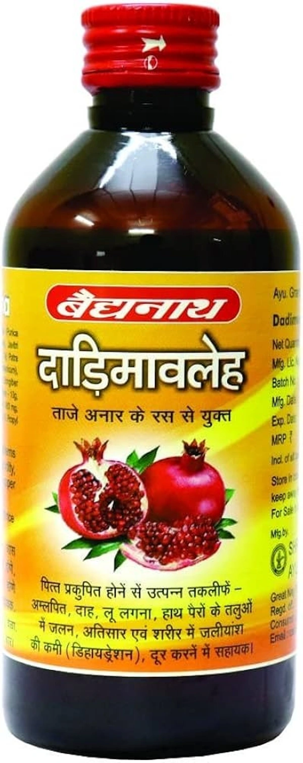 Baidyanath Dadimavaleha 200ml  - 3 x 200ml