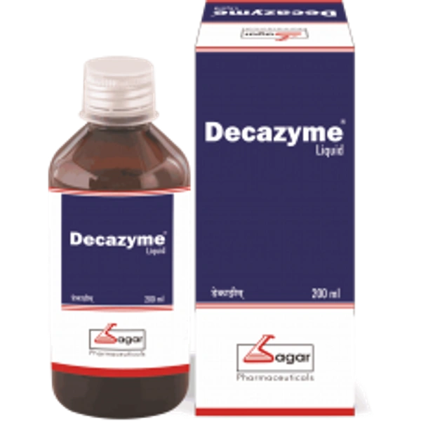 Sagar Pharma Decazyme Syrup 200ml Sagar Pharma - 5 x 200ml