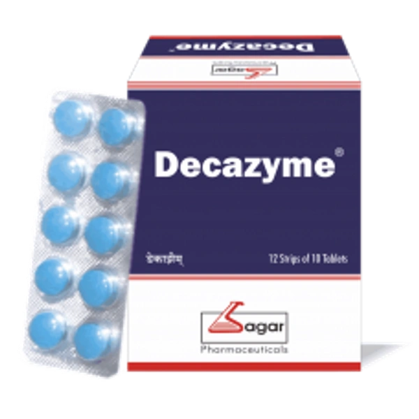 Sagar Pharma Decazyme 10 Tablets  - 5 x 10 Tablet