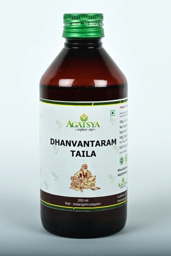 Agatsya Aushadha Agatsya Dhanvantaram Taila 200ml - 3 x 200ml