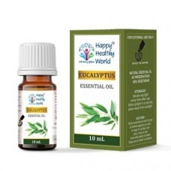 Happy Healthy World Eucalyptus Essential Oil 10 ml - 3 x 10ml