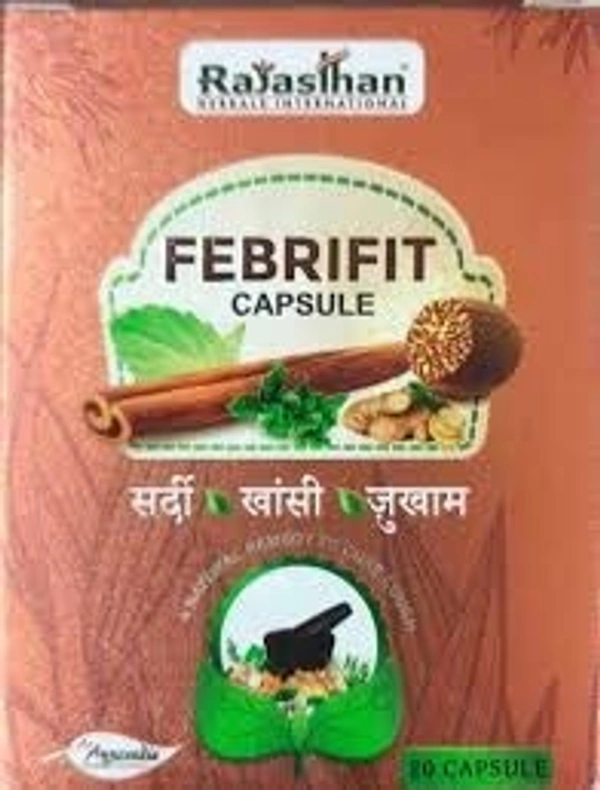 Rajasthan Herbals Febrifit 20 Capsules  - 4 x 20 Capsules