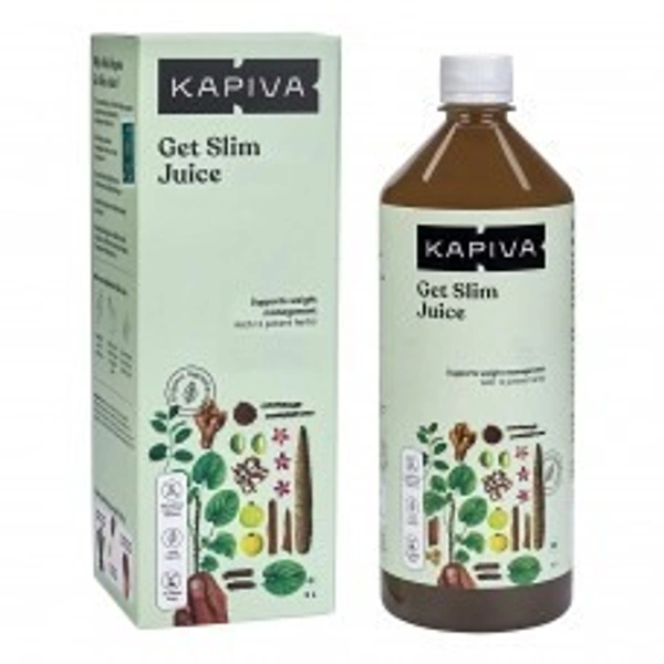 Kapiva Ayurveda Get Slim Juice 1 Ltr  - 2 x 1 Ltr