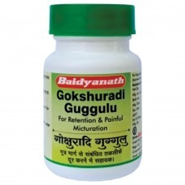 Baidyanath Gokshuradi Guggulu 80 Tablets  - 3 x 80 Tablets