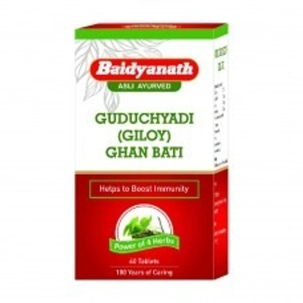 Baidyanath Guduchyadi Ghan Bati 60 Tablets - 3 x 50 Tablets