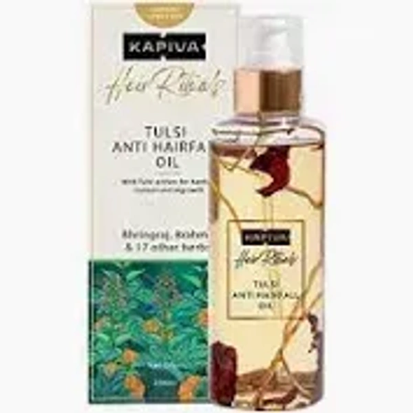 Kapiva Ayurveda Hair Rituals Tulsi Anti Hairfall Oil 100ml  - 2 x 100ml