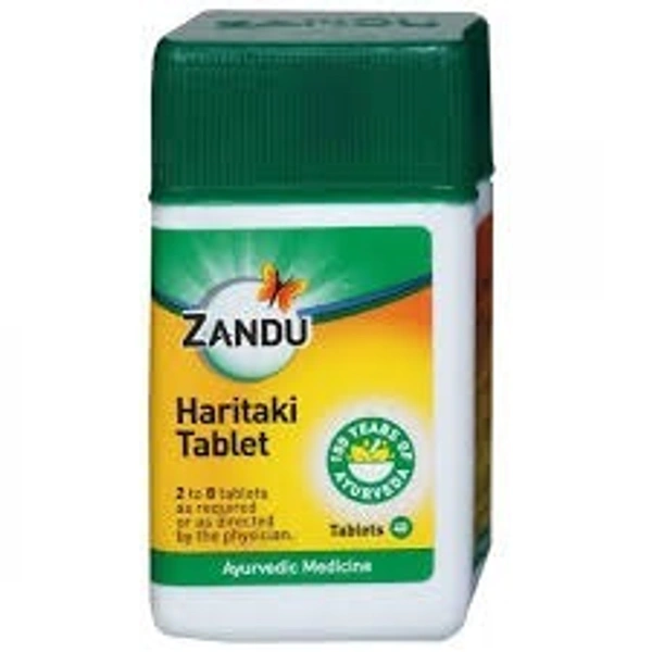 Zandu Haritaki 40 Tablets  - 5 x 40 Tablets
