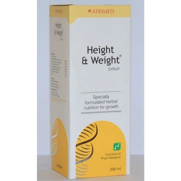 Atrimed Height & Weight Syrup 200ml - 4 x 200ml