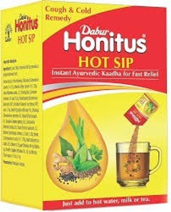 Dabur Honitus Hot Sip Ayurvedic Khada 30 Sachets - 3 x 30 Sachets