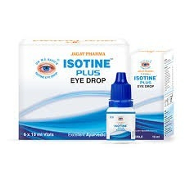 Jagat Pharma Isotine Plus Eye drops 6 x 10ml - 6 x 10ml