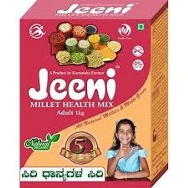 Jeevitha enterprises Jeeni Millet Health Mix 1Kg - 2 x 1Kg