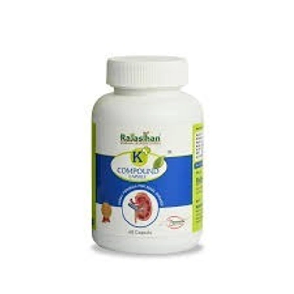 Rajasthan Herbals K+ Compound 60 Capsules  - 4 x 60 Capsules