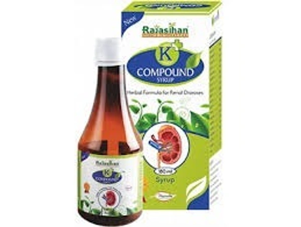 Rajasthan Herbals K + Compound Herbal Syrup 180ml - 4 x 180ml
