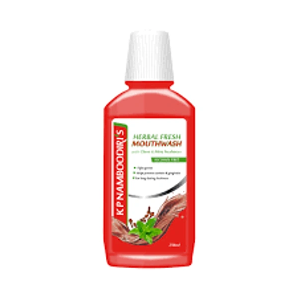 K.P. Namboodiris Herbal Fresh Mouth Wash Clove & Mint 250ml - 5 x 250ml