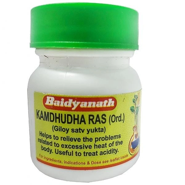 Baidyanath Kamadudha Ras (ORD) 40 Tablets Baidyanath - 3 x 40 Tablets