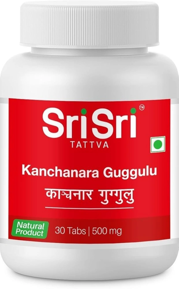 Sri Sri Ayurveda Kanchanara Guggulu 30 Tablet  - 5 x 30 Tablets