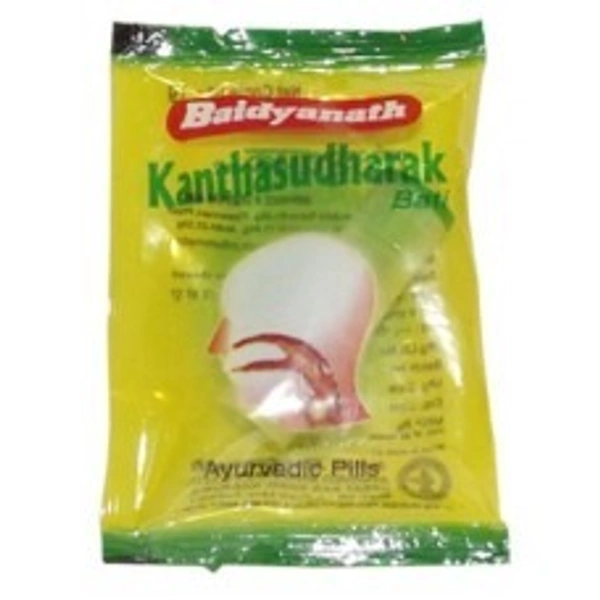Baidyanath Kanthasudharak Bati 24 Pouches of 1g  - 24 x 1g
