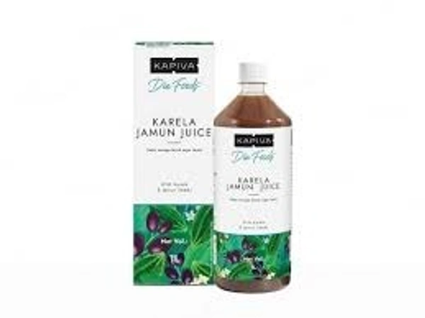 Kapiva Ayurveda Karela Jamun Juice 1 Ltr - 2 x 1 Ltr
