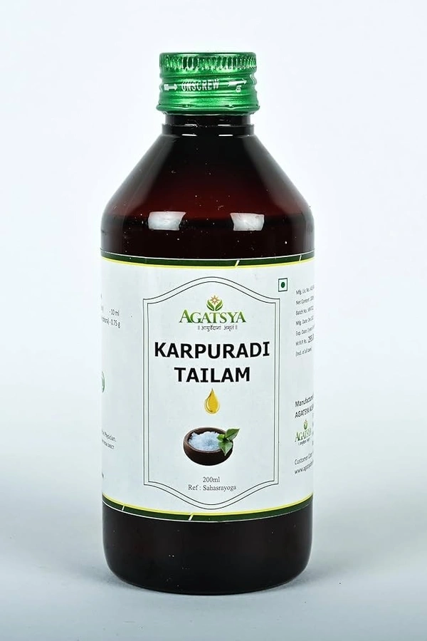 Agatsya Aushadha Agatsya Karpuradi Taila 200ml  - 3 x 200ml