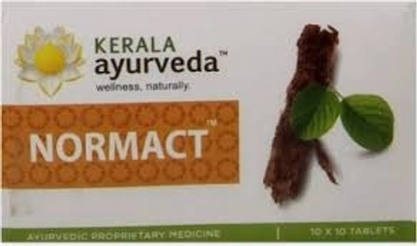 Kerala Ayurveda Normact 100 Tablets - 10 x 10 Tablets