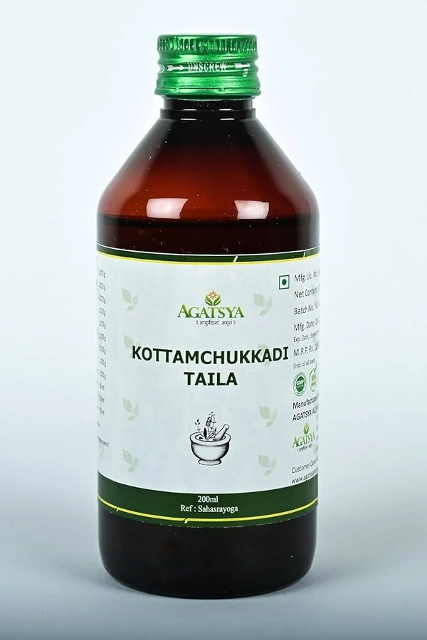 Agatsya Aushadha Agatsya  Kottamchukadi Taila 200ml  - 3 x 200ml