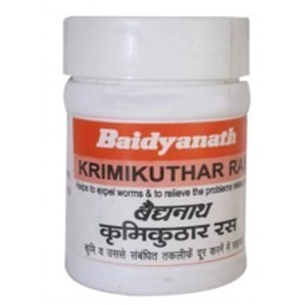 Baidyanath Krimikuthar Ras 40 Tablets  - 3 x 40 Tablets