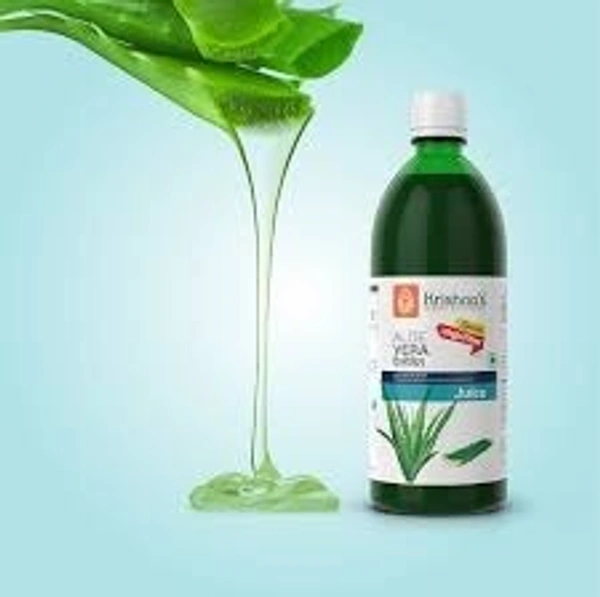 Krishna's Herbal & Ayurveda Krishna's Aloe vera Juice 1000ml  - 2 x 1Ltr