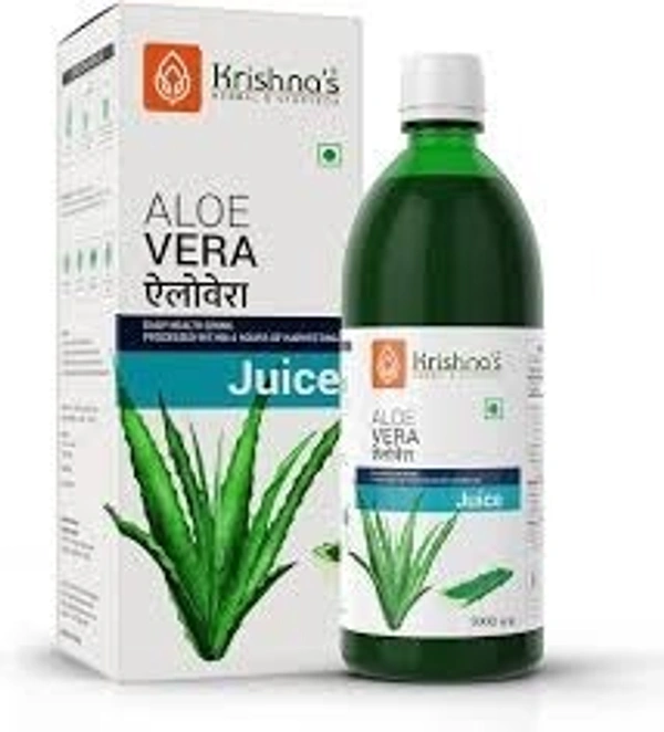 Krishna's Herbal & Ayurveda Aloe vera Juice 1000ml - 2 x 1Ltr