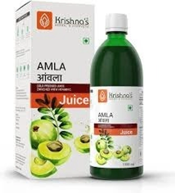 Krishna's Herbal & Ayurveda Amla Juice 1000ml - 2 x 1Ltr