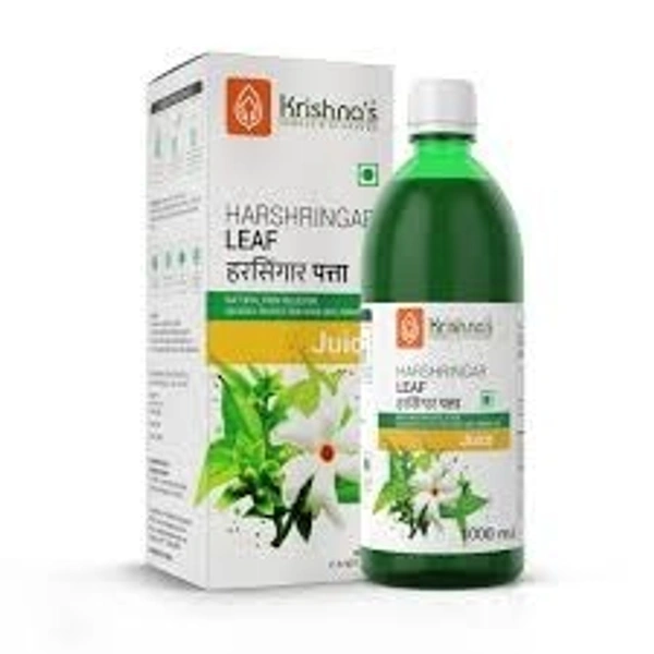 Krishna's Herbal & Ayurveda Harshringar Leaf Juice 500ml - 3 x 500ml