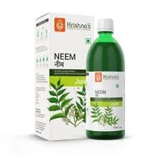 Krishna's Herbal & Ayurveda Krishna's Neem Juice 500ml  - 3 x 500ml