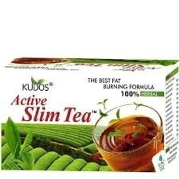 Kudos Ayurveda Active Slim Tea 30 Tea Bags - 3 x 30 Tea Bags
