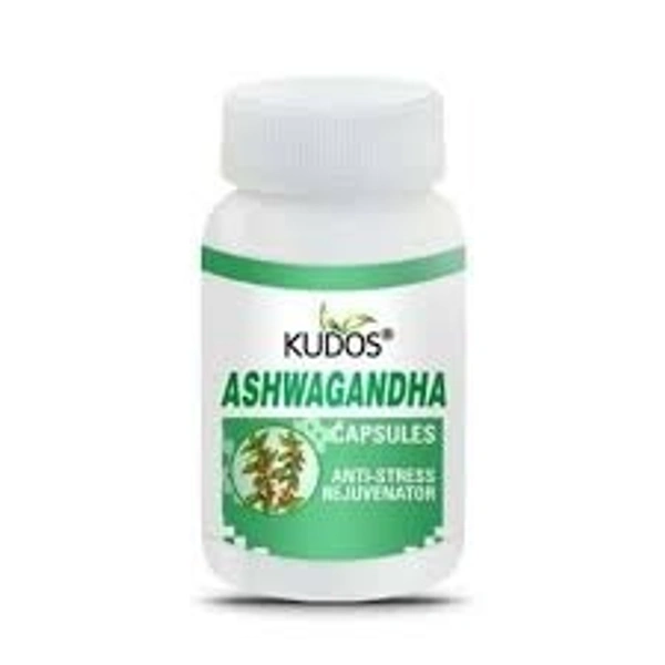 Kudos Ayurveda Ashwagandha 60 Capsules - 3 x 60 Capsules