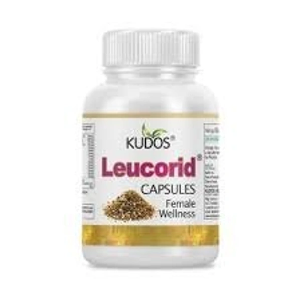 Kudos Ayurveda Leucorid 60 Capsules - 3 x 60 Capsules