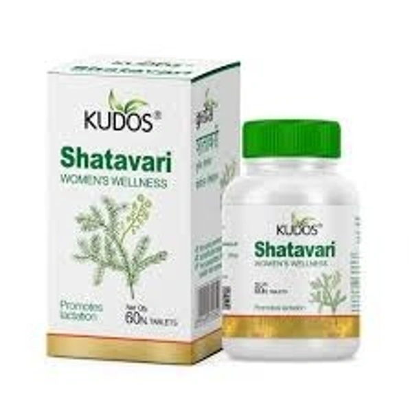 Kudos Ayurveda Shatavari 60 Tablets - 3 x 60 Tablets