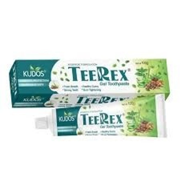 Kudos Ayurveda Teerex Gel Toothpaste 100gm - 5 x 100g