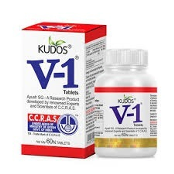Kudos Ayurveda V-1 60 Tablets - 3 x 60 Tablets