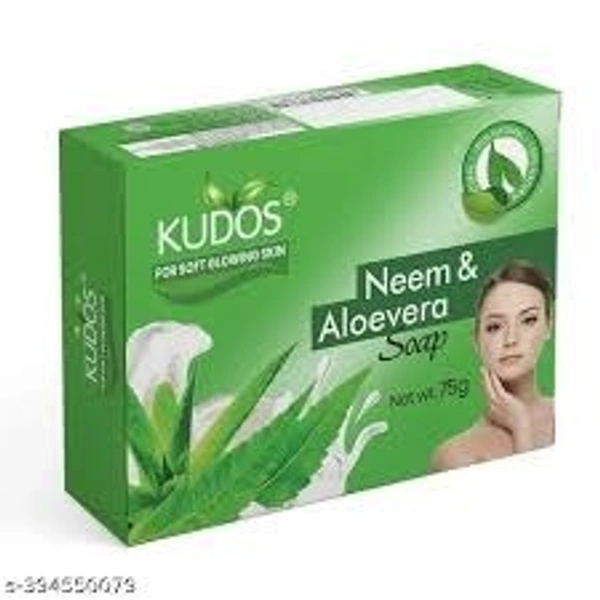 Kudos Ayurveda Kudos Neem & Aloevera Soap 75g - 5 x 75g