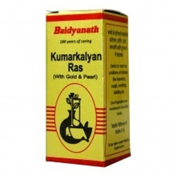 Baidyanath  Kumarkalyan Ras (Swarna Moti Yukta) 10 Tablets - 2 x 10 Tablets