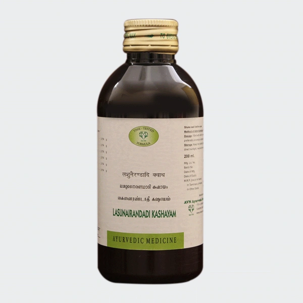 AVN Ayurveda Lasunairandadi Kashayam 200ml - 6 x 200ml