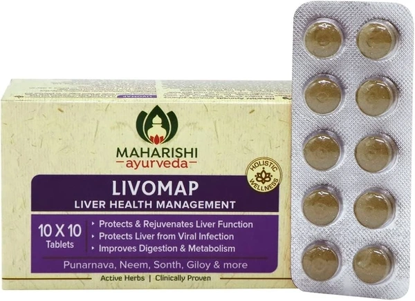 Maharishi AyurvedaLivomap 10 Tablets - 6 x 10 Tablet