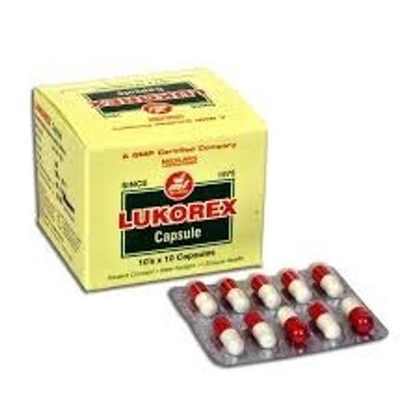 Medilink Laboratories Medilink Lukorex 10 Capsule  - 10 x 10 Capsules