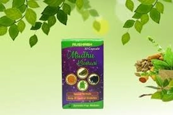 Rushabh Medicines Rushabh Madhukleshari 60 Capsules - 6 x 60 capsules
