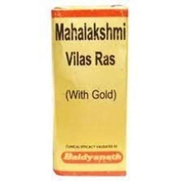 Baidyanath Mahalaxmivilas Ras (with Gold) 10 Tablets  - 3 x 10 Tablets