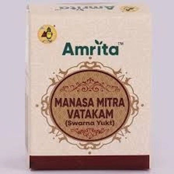 Amrita Drugs Manasamitra Vatakam (Swarna Yukt) 30 Tablets  - 5 x 30 Tablets