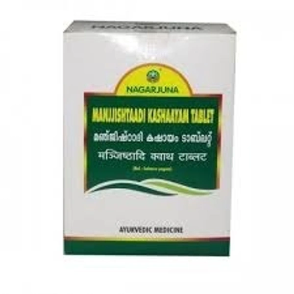 Nagarjuna Manjishtadi Kashayam 10 Tablets Nagarjuna - 10 x 10 Tablets