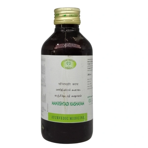 AVN Ayurveda Manjishtadi Kashayam 200ml - 6 x 200ml