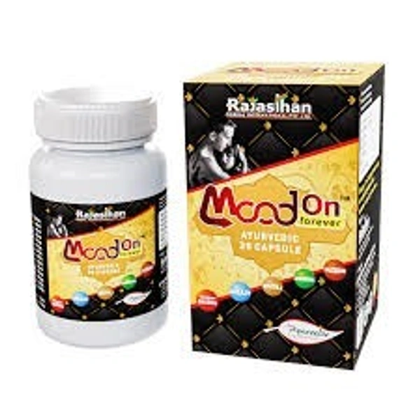 Rajsthan Herbals Mood On 30 Capsules - 2 x 30 Capsules